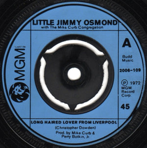 Little Jimmy Osmond - Long Haired Lover From Liverpool