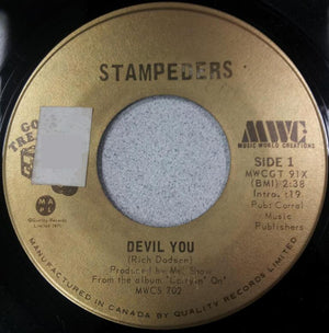 Stampeders, The - Devil You / Giant In The Streets - 1973