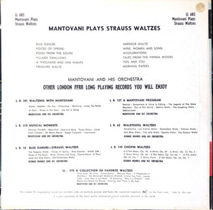 Mantovani And His Orchestra - Mantovani Plays Strauss Waltzes