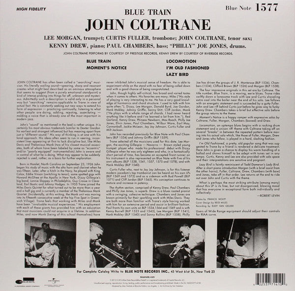 John Coltrane - Blue Train - 2014