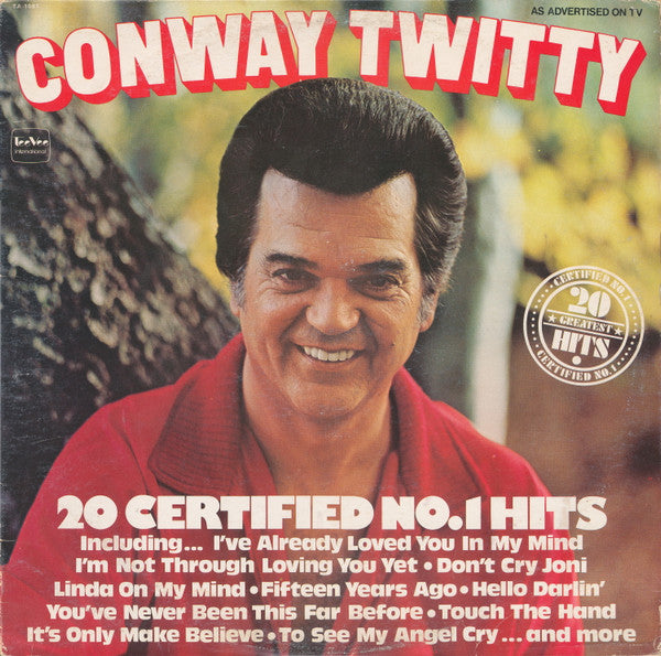 Conway Twitty - 20 Certified No.1 Hits - 1978