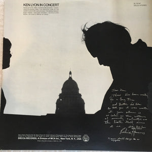 Ken Lyon - Ken Lyon In Concert