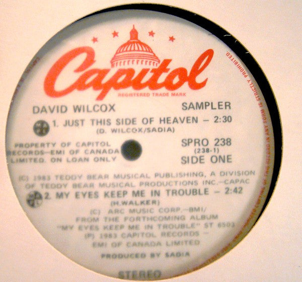 David Wilcox - Sampler - 1983