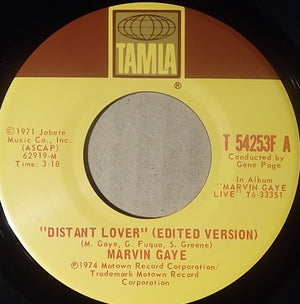 Marvin Gaye - Distant Lover (Edited Version) / Trouble Man - 1974