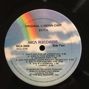 Andrew Lloyd Webber And Tim Rice, David Essex, Elaine Paige, Joss Ackland & Harold Prince - Evita: Original London Cast Recording -