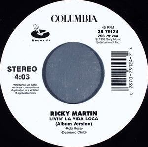 Ricky Martin - Livin' La Vida Loca - 1999