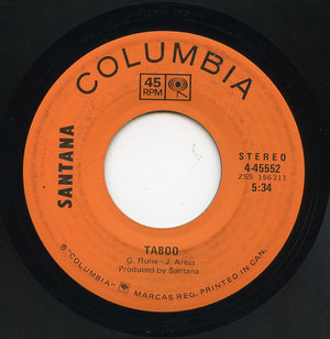 Santana - No One To Depend On / Taboo -
