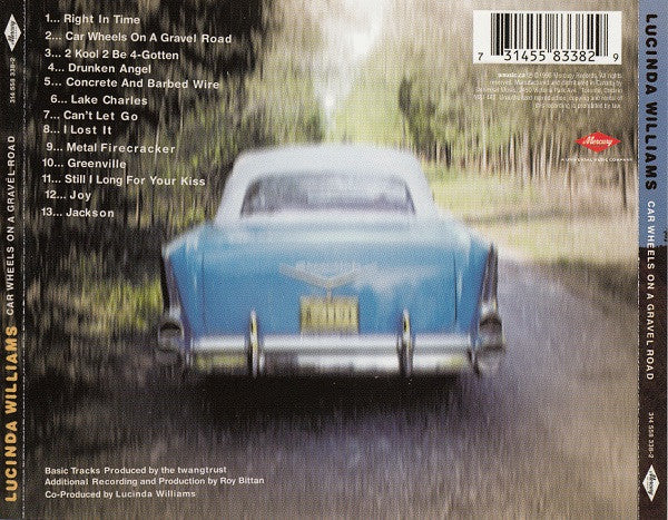 Lucinda Williams - Car Wheels On A Gravel Road (CD) -