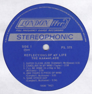 Marmalade, The - Reflections Of My Life - 1970