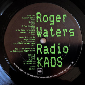Roger Waters - Radio K.A.O.S. - 1987