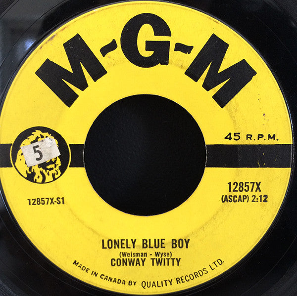 Conway Twitty - Lonely Blue Boy / Star Spangled Heaven