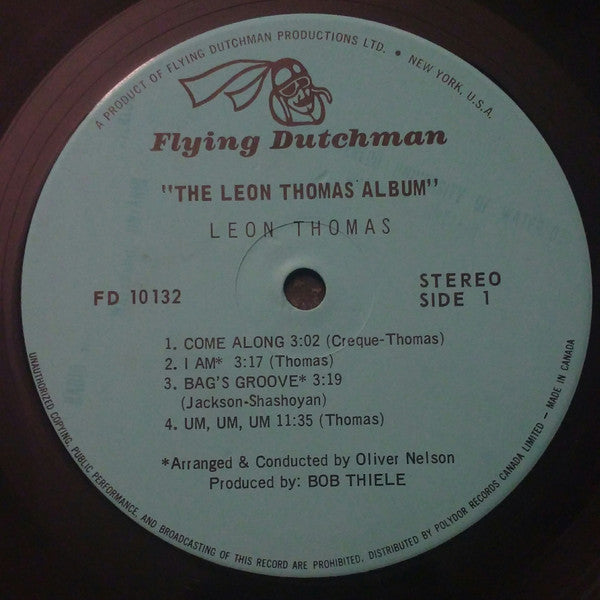 Leon Thomas - The Leon Thomas Album - 1970