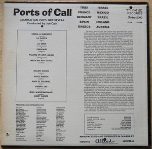 Manhattan Pops Orchestra, The Conducted By Joe Cain - Ports Of Call - 1965