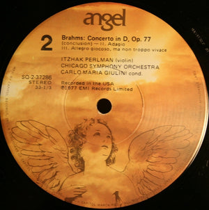 Johannes Brahms, Itzhak Perlman, Chicago Symphony Orchestra, Carlo Maria Giulini - Violin Concerto - 1977