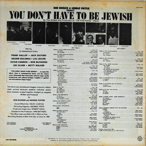 Bob Booker and George Foster - Present: You Don't Have To Be Jewish 1980 - Quarantunes