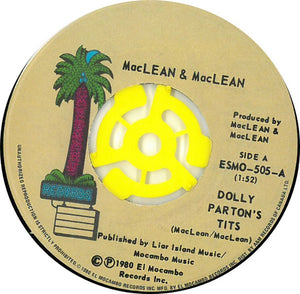 Maclean And Maclean - Dolly Parton's Tits/Diary Of A Jealous Boyfriend