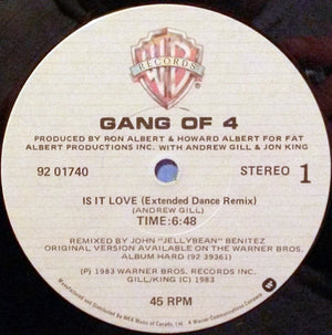 Gang Of Four - Is It Love (Extended Dance Remix) - 1983