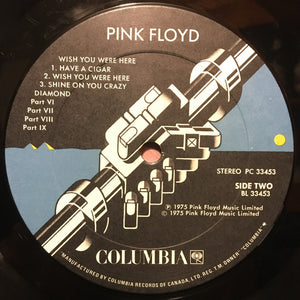 Pink Floyd - Wish You Were Here - 1975