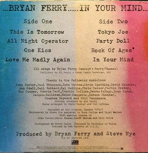 Bryan Ferry - In Your Mind - 1977