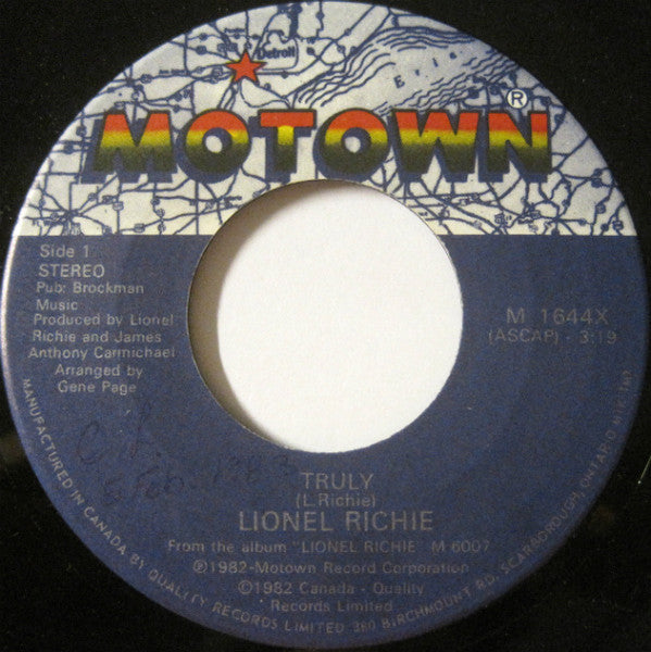 Lionel Richie - Truly - 1982