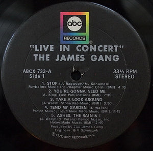 James Gang - Live In Concert - 1972