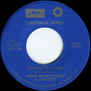 Jerry Toth Orchestra, The And Jerry Toth Singers, The Conducted By Jerry Toth - A Place To Stand... - 1967