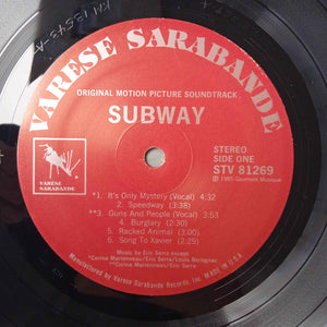 Eric Serra - Subway (Original Motion Picture Soundtrack) - 1985