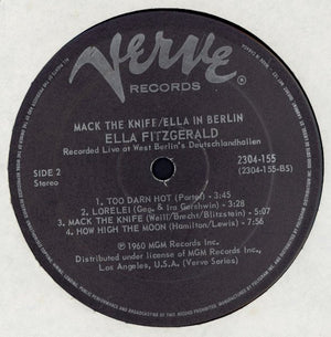 Ella Fitzgerald - Mack The Knife / Ella In Berlin