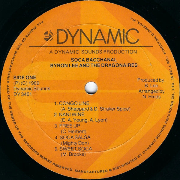 Byron Lee And The Dragonaires - Soca Bacchanal