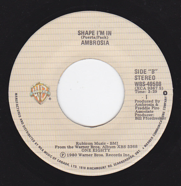 Ambrosia (2) - You're The Only Woman (You & I)