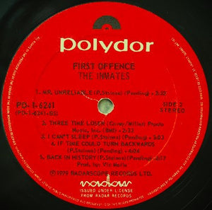 Inmates (2), The - First Offence - 1979