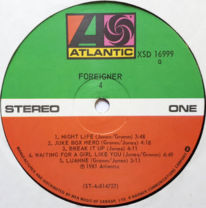 Foreigner - 4 - 1981