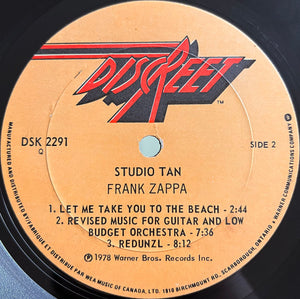 Frank Zappa - Studio Tan - 1978