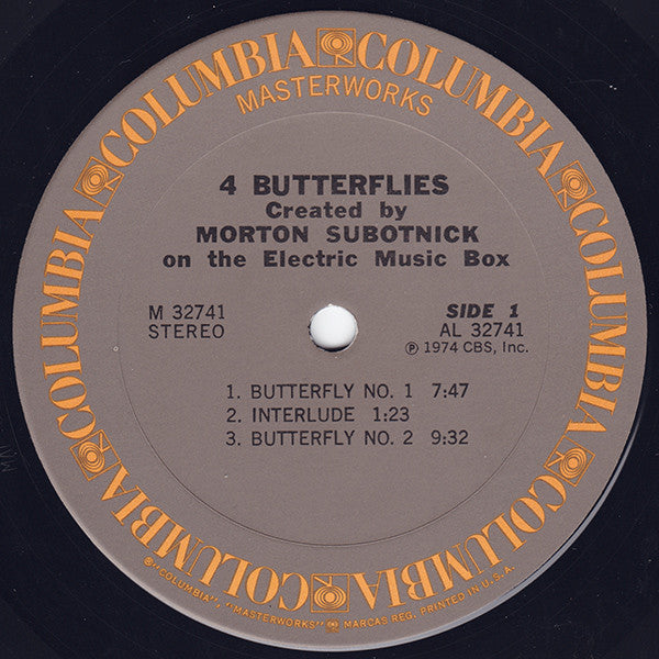 Morton Subotnick - 4 Butterflies
