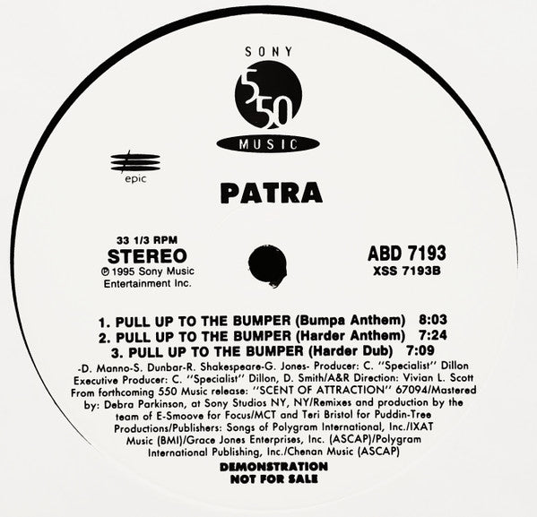 Patra - Pull Up To The Bumper - 1995
