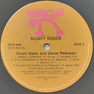 Count Basie & Oscar Peterson - Night Rider - 1980