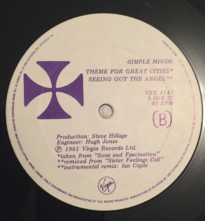 Simple Minds - Promised You A Miracle - 1982