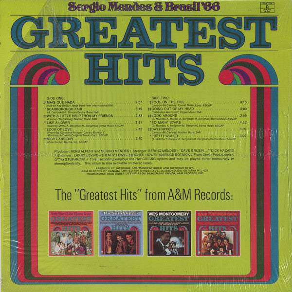 Sérgio Mendes & Brasil '66 - Greatest Hits -