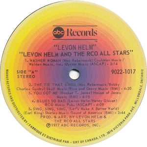 Levon Helm And RCO All-Stars, The - Levon Helm And The RCO All-Stars - 1977