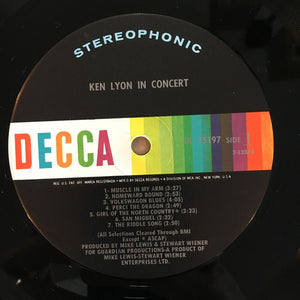 Ken Lyon - Ken Lyon In Concert