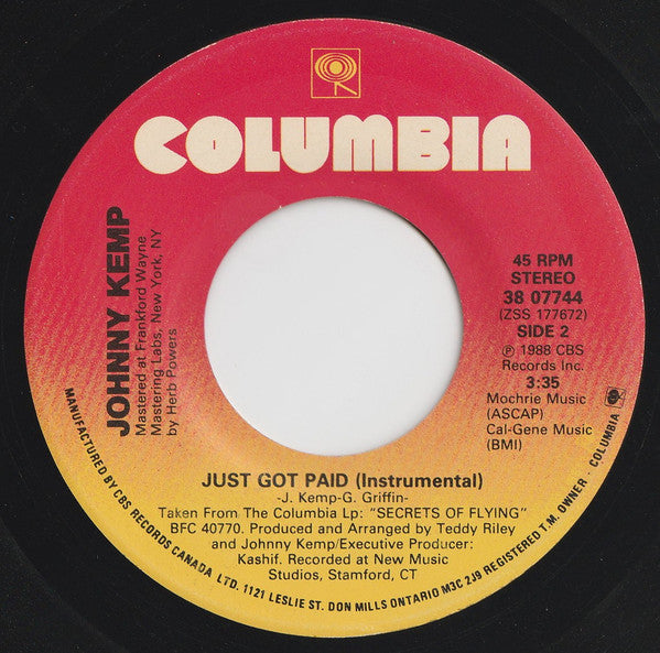 Johnny Kemp - Just Got Paid - 1988