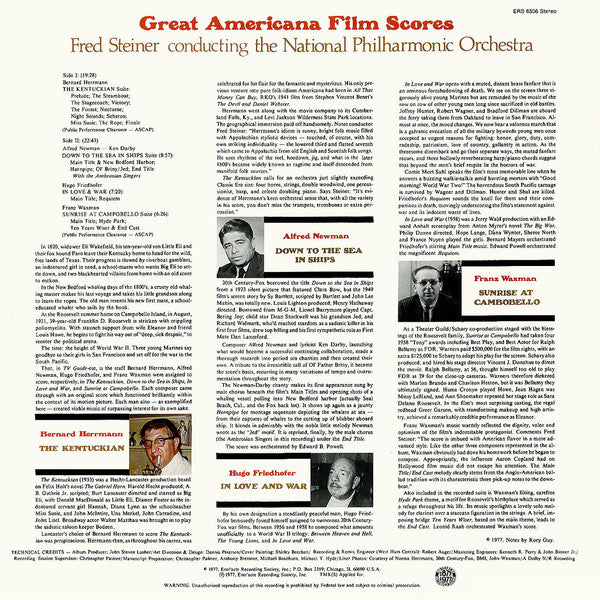Bernard Herrmann - Great Americana Film Scores / The Kentuckian