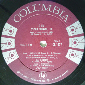 Oscar Brown Jr. - Sin & Soul - 1961