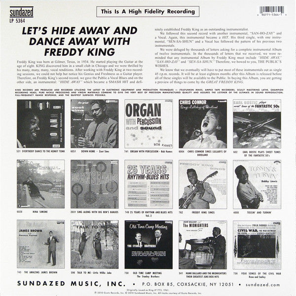 Freddie King - Let's Hide Away And Dance Away With Freddy King - 2010