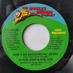 Elton John, Kiki Dee - Don't Go Breaking My Heart/ Snow Queen - 1976
