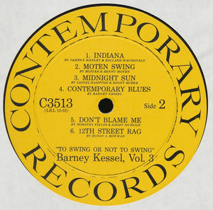 Barney Kessel - Vol. 3, To Swing Or Not To Swing - 1956