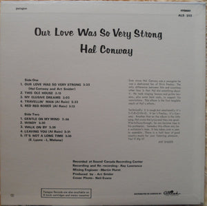 Hal Conway - Our Love Was So Very Strong