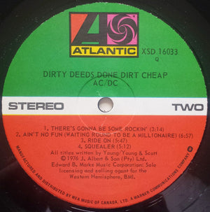 AC/DC - Dirty Deeds Done Dirt Cheap - 1981