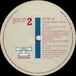 Level 42 - Lessons In Love (Shep Pettibone Remixes) - 1986