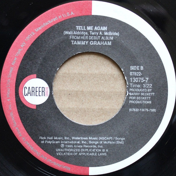 Tammy Graham - A Dozen Red Roses / Tell Me Again